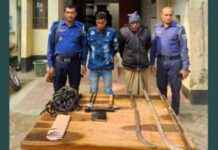 Two Robbers Arrested with Weapons in Rayganj, Bangladesh two-robbers-arrested-with-weapons-in-rayganj-bangladesh