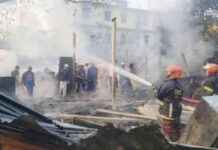 Fire Breaks Out in 11 Shops at Phatikchhari fire-breaks-out-in-11-shops-at-phatikchhari