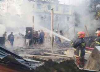 Fire Breaks Out in 11 Shops at Phatikchhari fire-breaks-out-in-11-shops-at-phatikchhari