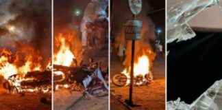 Conflict between two sides in Rajshahi, three motorcycles set on fire. New Title: Rajshahi Conflict: Three Motorcycles Set Ablaze conflict-between-two-sides-in-rajshahi-three-motorcycles-set-on-firenew-title-rajshahi-conflict-three-motorcycles-set-ablaze