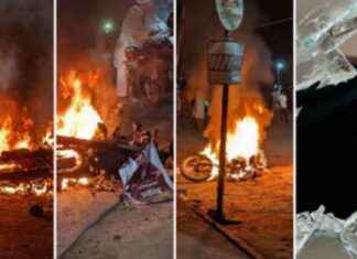 Conflict between two sides in Rajshahi, three motorcycles set on fire. New Title: Rajshahi Conflict: Three Motorcycles Set Ablaze conflict-between-two-sides-in-rajshahi-three-motorcycles-set-on-firenew-title-rajshahi-conflict-three-motorcycles-set-ablaze