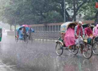 তিনদিনের জন্য তিন বিভাগে অতিভারী বৃষ্টি