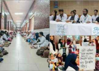 পঙ্গু হাসপাতালের পরিচালকের কক্ষে শিক্ষার্থীদের অবস্থান: এই কি সত্যি?