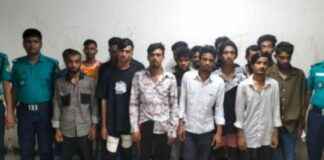 তেজগাঁও বিভাগে সাঁড়াশি অভিযানে ৬৫ জনকে গ্রেপ্তার