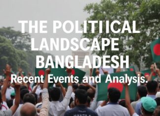 বাংলাদেশের রাজনৈতিক দৃশ্যপট: সাম্প্রতিক ঘটনাবলী ও বিশ্লেষণ The Political Landscape of Bangladesh: Recent Events and Analysis