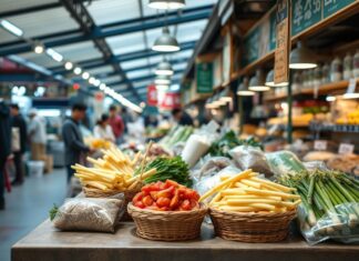 সিউলের খাবারের বাজার: একটি গুড়ির পথ The Market of Seoul's Food: A Path of Flour